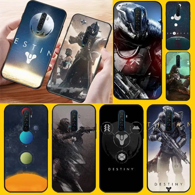 Черный мягкий резиновый чехол PENGHUWAN Destiny 2 из ТПУ для телефона OPPO Reno2 Z R15 pro R17 R11 R9S Plus