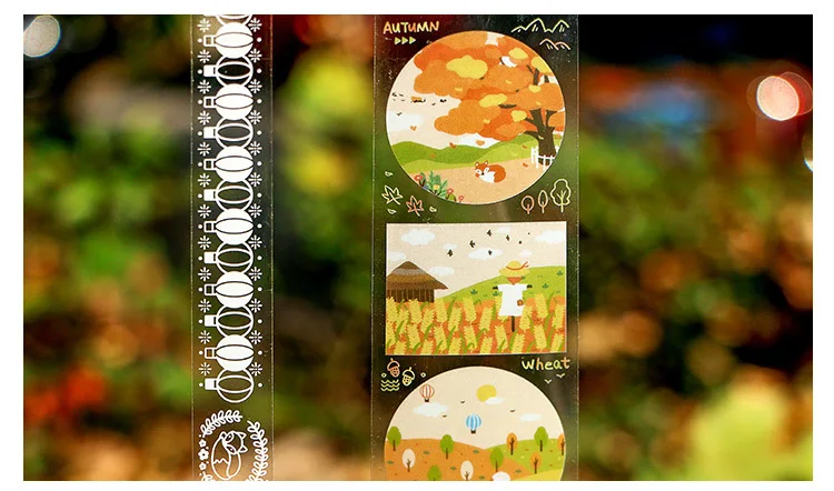 2 шт./компл. белое кружевное Four Seasons серии Цвет лента для маскировки выпуск Бумага наклейки Скрапбукинг канцелярские товары декоративная лента