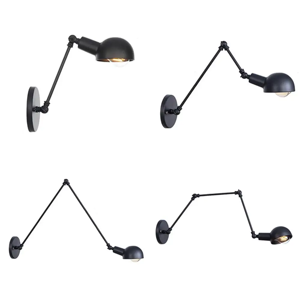 Loft Industrial adjustable long swing arm Wall lamp Fixture Vintage Edison bulb wandlamp lamparas de pared lights lampen sconce led light,led wall lamp,wall light
