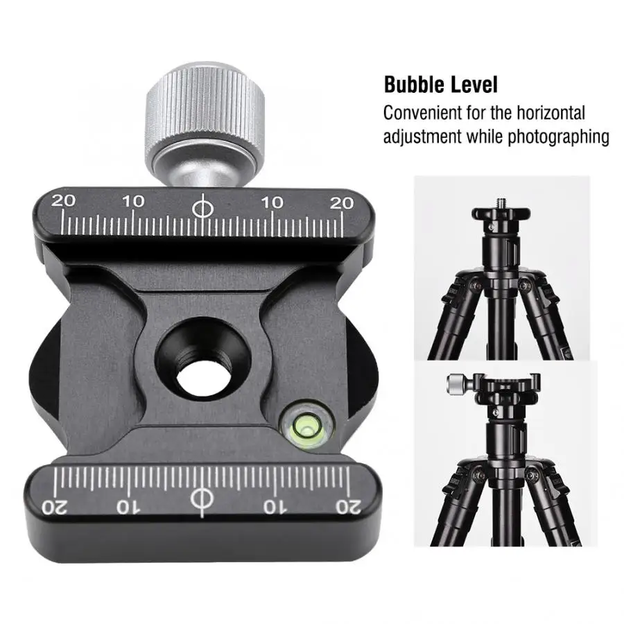 

camera plate Acouto DE-50 Aluminum Alloy Quick Release Plate Clamp Camera Quick Release Adapter for Arca SWISS, RRS, KIRK,etc