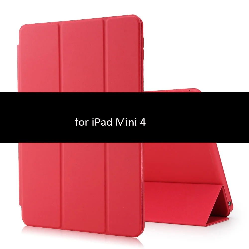 Чехол для iPad 9,7 дюймов GOLP из искусственной кожи противоударный смарт-чехол для iPad Mini 1 2 3 4 5 крышка - Цвет: Red-4