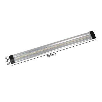 

LEDLUX BA0500C Led bar lamp aluminum 500mm 5W 12V DC warm white for kitchen wardrobe corridor shelf showcase lights No