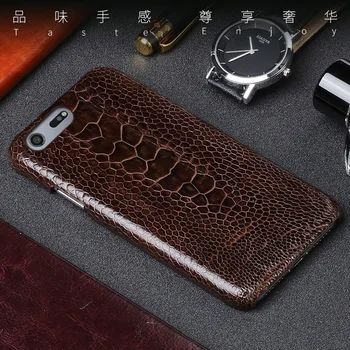 

Real Ostrich foot skin leather For Sony Xperia X Z Z2 Z3 Z4 Z5 XZ2 XZ4 Compact XA XA1 XA2 Ultra XZ1 XZ Premium 5 8 10 Plus Case