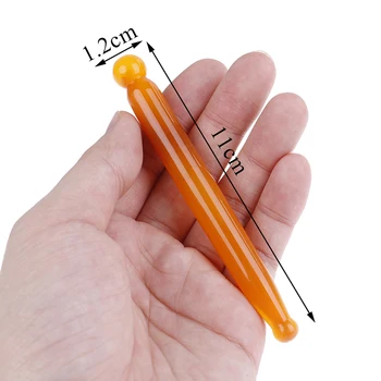 

Resin Traditional Beauty Massage Reflexology Stick Bar Relax Face Eye Reflexology Foot Massager Tool