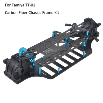 

51001 TT-01 Carbon Fiber Chassis Frame Kit for Tamiya TT01/TT01E/TT01D/TT01ES/TT01R Drift Car Upgrape Parts