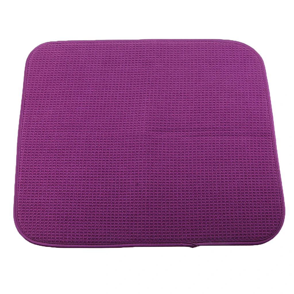 Microfiber Dish Drying Mat for Kitchen Counter Absorbent Drying Pad Dish Drainer Mat, Dining Table Mats 40.5x45.5cm
