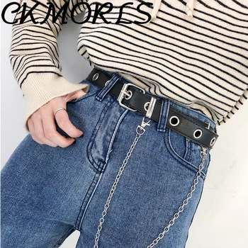 

CKMORLS Waist Band Garters Leather Harness Belts Fetish Leg Cage Chian Belts Adjustable Body Lingerie Women Erotic Accessories