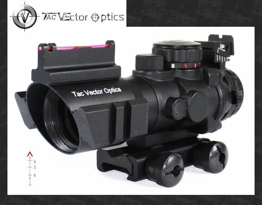VictOptics 3-9x40 охотничий прицел с 25,4 мм " трубка Mil-dot Сетка 1/4 MOA 5 уровней освещения для 5,56. 223