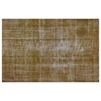 

Handmade Brown Vintage Overdyed Turkish Area Rug 176x270 Cm-5'9''X8'10''