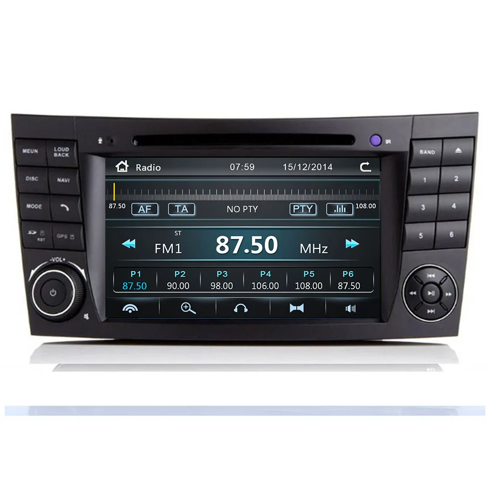 Сенсорное устройство для Mercedes Benz E Class E200 E220 E300 W211 E320 7 дюймов с GPS Bluetooth радио RDS USB SD