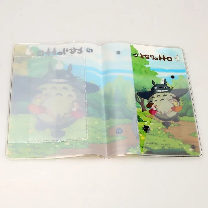 1 шт. Kawaii Totoro мультяшная Обложка для паспорта для детей милый держатель для банковской кредитной карты водонепроницаемый Дорожный Чехол для билетов Сумка для документов