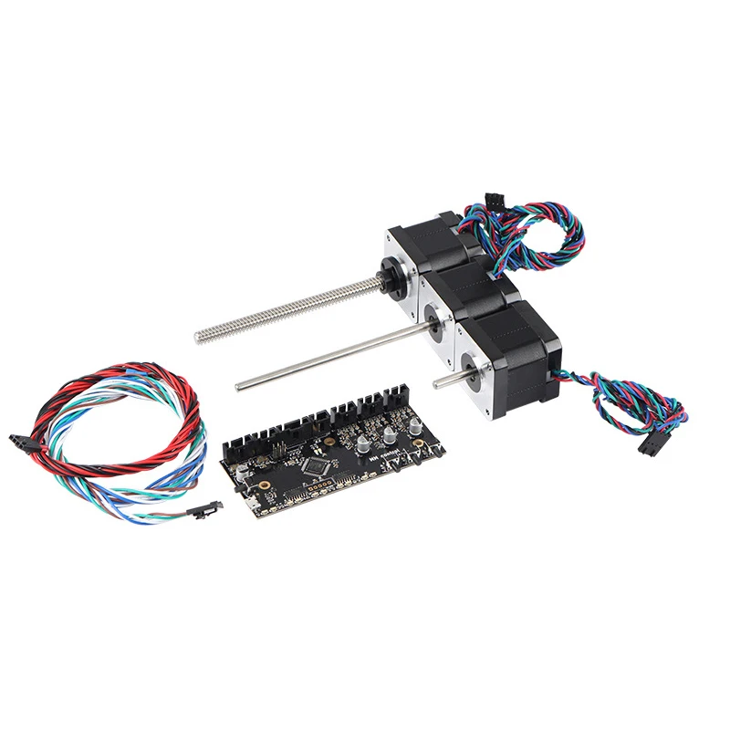 Prusa i3 мульти 5 материалов 2,0 плата MMU2 доска Бесшумная TMC2130+ провод сигнала питания+ шаговый свинцовый винт комплект двигателей для 3d принтера