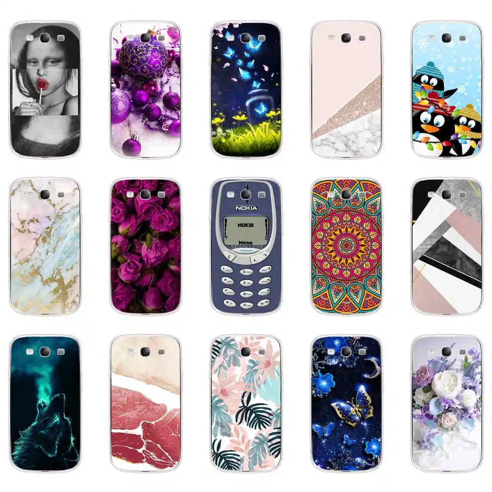 Custodia In Silicone Per Samsung Galaxy S3 Caso Coque I9300 Della Copertura Per Samsung S3 Funda Copertura Molle Di Tpu Completa 360 Custodia Protetti