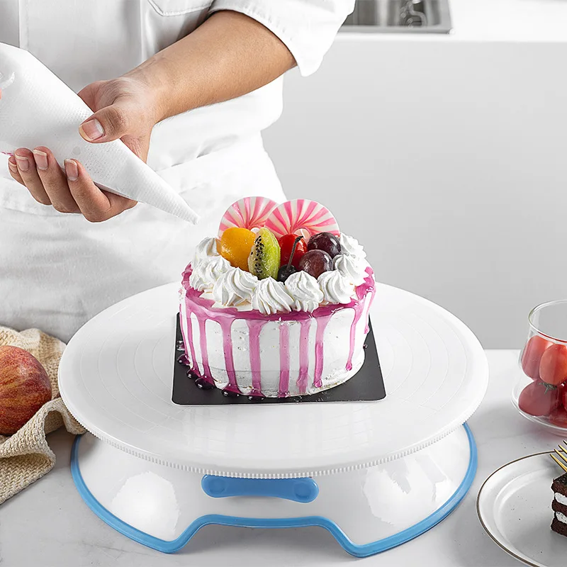 

Cross Border Hot Selling-zhe xie Rotatable/Fixed Regulation Decorating Turntable Slyder Adventures Cake Decorative Turntable