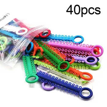 

Dental Oral Orthodontics Ligature Ties Elastic Rubber Bands Dentist Tools consumables High strength durable use treatment safe