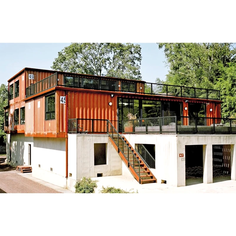 Easy Intalltion Foam Cement Customized Prefab House Steel Foam Cement Customized Prefab House