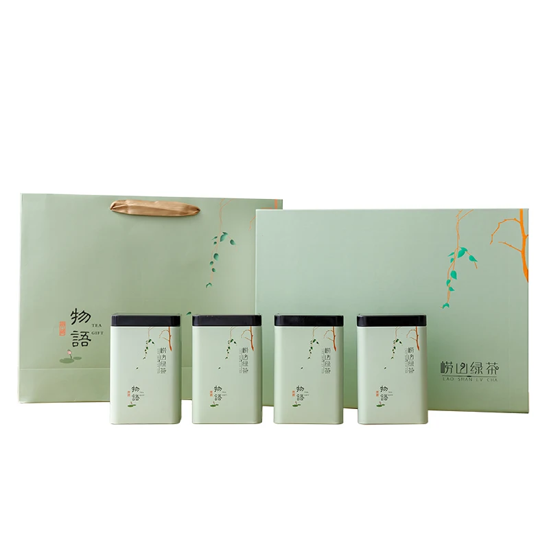 green Xin Jia Yi Packaging Custom Embossed Tin Box Square Shape Small Metal Tin Boxes Shallow Tin Box - Цвет: green