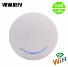 

Wireless 2.4G&5.8G dualband Router 1200Mbps Ceiling Type Wifi Router Ethernet POE Power Supply Supports Multiple Operating Modes