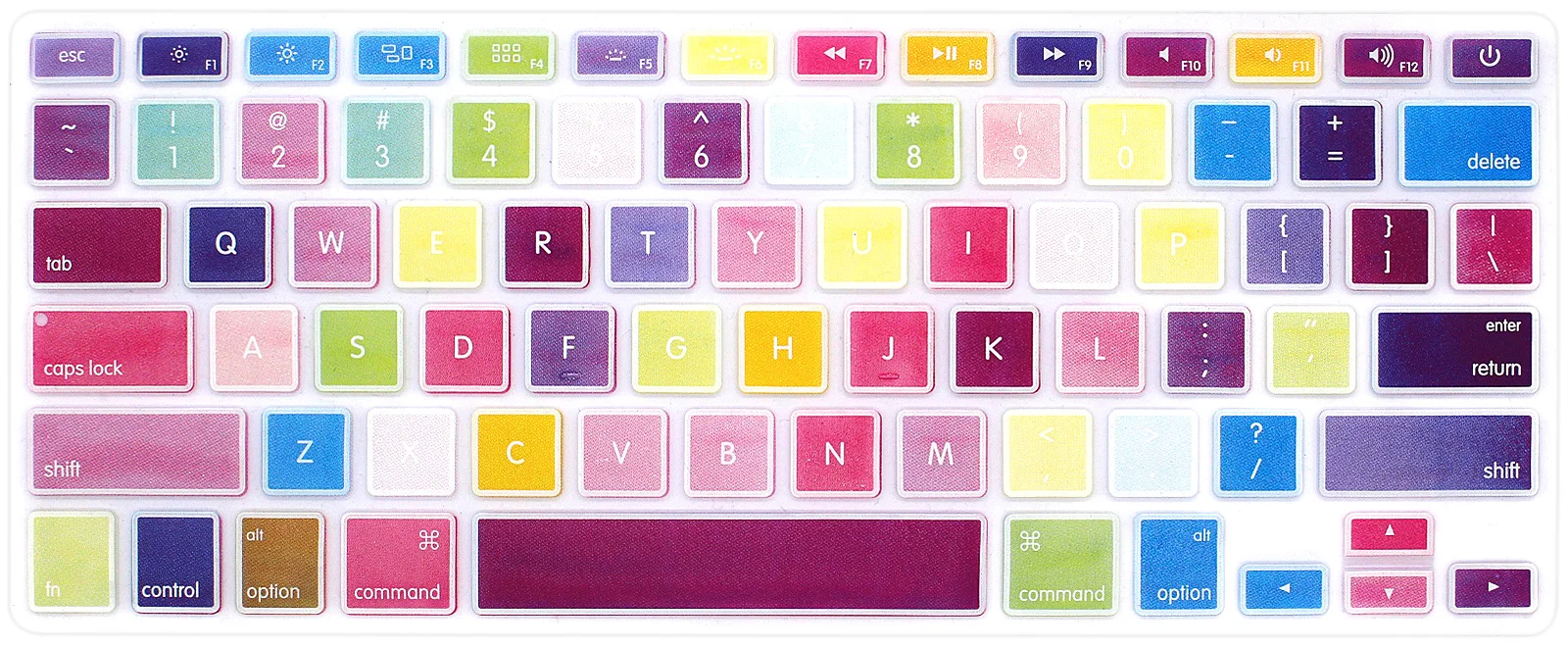 Модная пленка для клавиатуры из ТПУ Защитная кожа Apple Macbook Air Pro retina мягкие