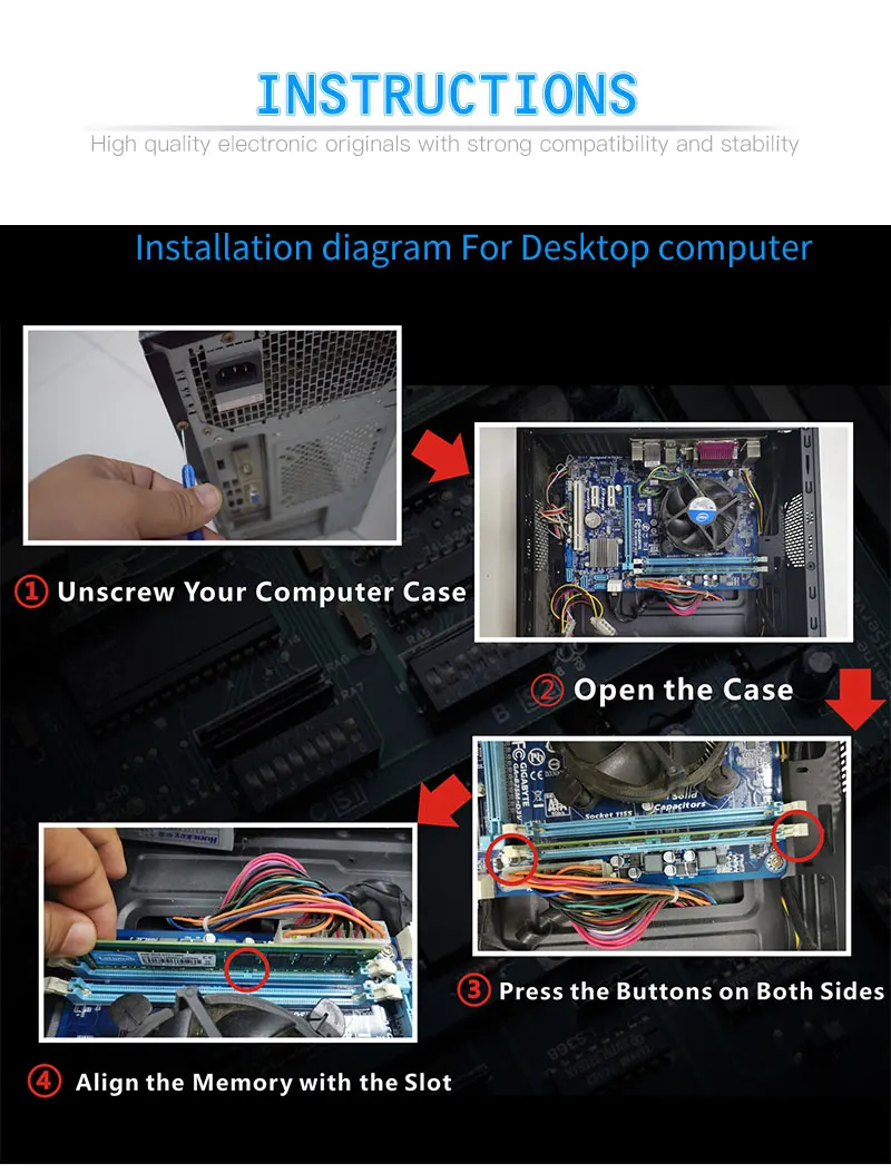 Оперативная память Latumab DDR4, 8 ГБ, 16 ГБ, 32 ГБ, 2400 МГц, настольная Память DIMM, поддержка настольного компьютера, материнская плата, 288 контактов, Настольный модуль DIMM DDR4 ram