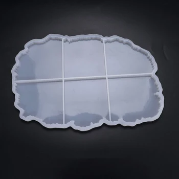 

Big Wave Large Epoxy Silicone Resin Molds Interlocked Coaster Molds Geode Agate Slice Molds for Making Cup Bowl Mats