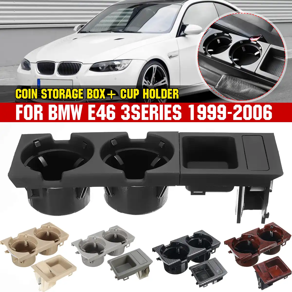 Bmw Original Drink Holder Cup Holder Can Holder And Coin Bowl Centre Console For 3 Series E46 Automotive Car Accessories Bmw Original Drink Holder Cup Holder Can Holder And Coin Bowl Centre Console For 3 Series E46 Automotive Car Accessories