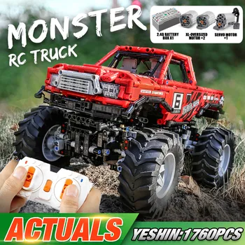 

Yeshin APP Technic Car Model Compatible With MOC-26278 Monsters Truck Building Blocks Assembly Off-road Car Kids Christmas Toys