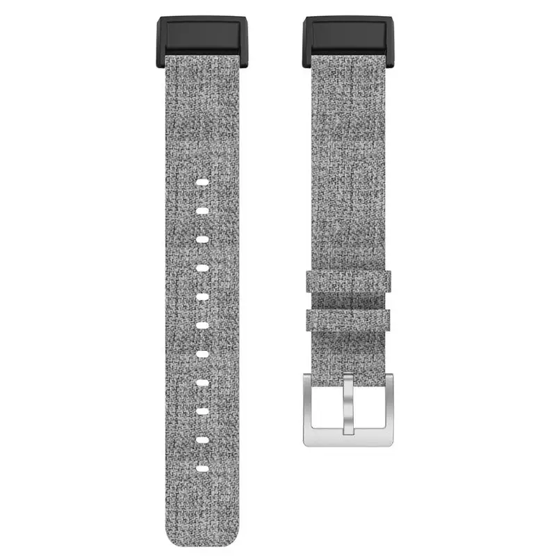 Дышащий холст спортивный ремешок для часов бизнес регулируемый браслет ремешок Смарт часы аксессуары для Fitbit Charge 3 Smartwatch
