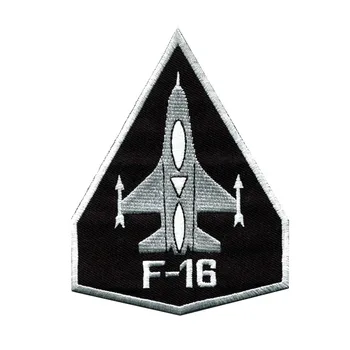 

4.25'' F-16 fighting falcon USAF air force jet aircraft applique iron-on patch