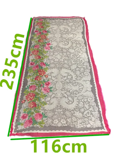 Гофрированный шифон Ширина шелковой ткани: 116 см, толщина: 3-4 мм, цвет: как на картинке, длина: 235 см