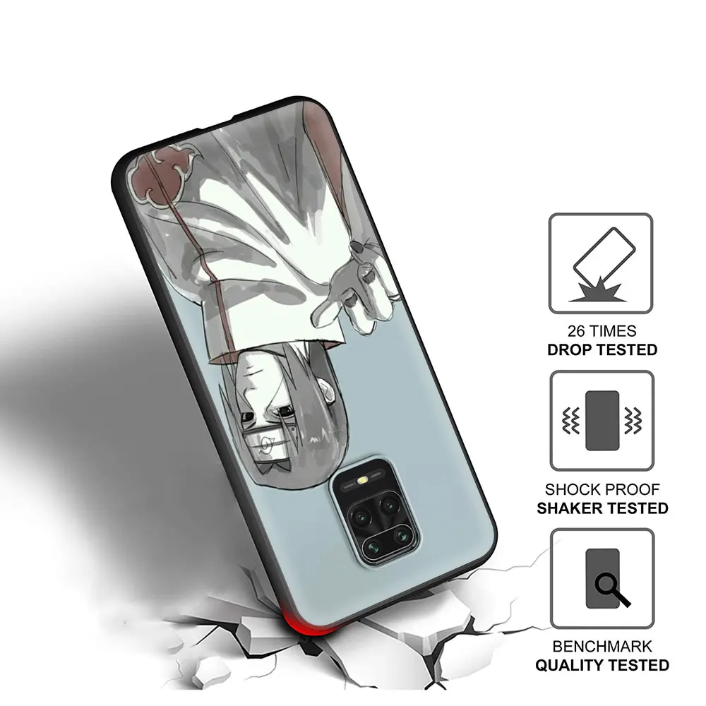 Silicone Case for Redmi Note 8 8T 9T 9 7 Pro 9A 8A 7A Luxury Cover Note 10 Pro MAX K40 PRO Plus Shell Akatsuki Anime
