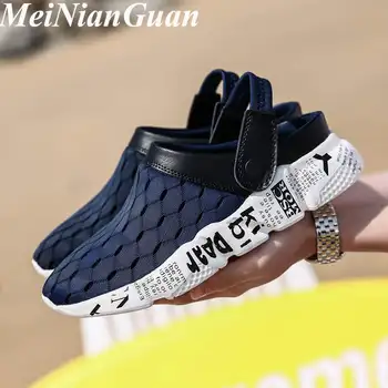 

Comfort Male Summer Shoes Large Size Casual Men Sandals Croc Light Men's Slippers Soft Clogs Man Aqua Fishing Beach Sandals B9