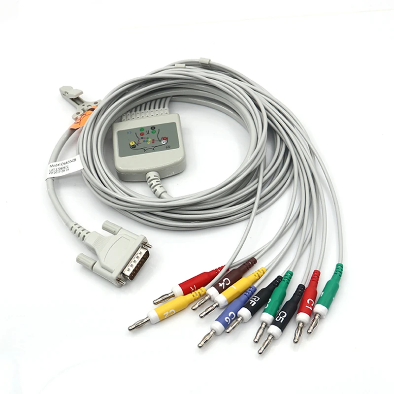 Кабель Schiller для ЭКГ IEC Banana совместимый 293 032 60 Bionet Welch Allyn сопротивление 10K ohm|cable