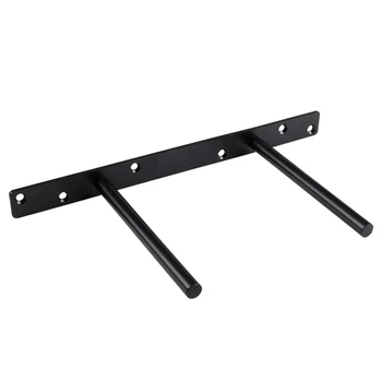 

Invisible Concealed Shelf Support Double T-shaped Bracket Storage Rack Stand Holder with Screws for Home Bathroom