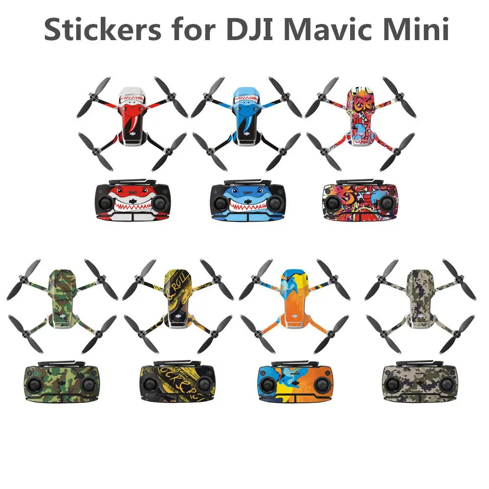 Super Sale BYQ Protective Film PVC Stickers for Mavic Mini Remote Controller Waterproof Scratch-proof Decals Full Cover Skin Accessories 