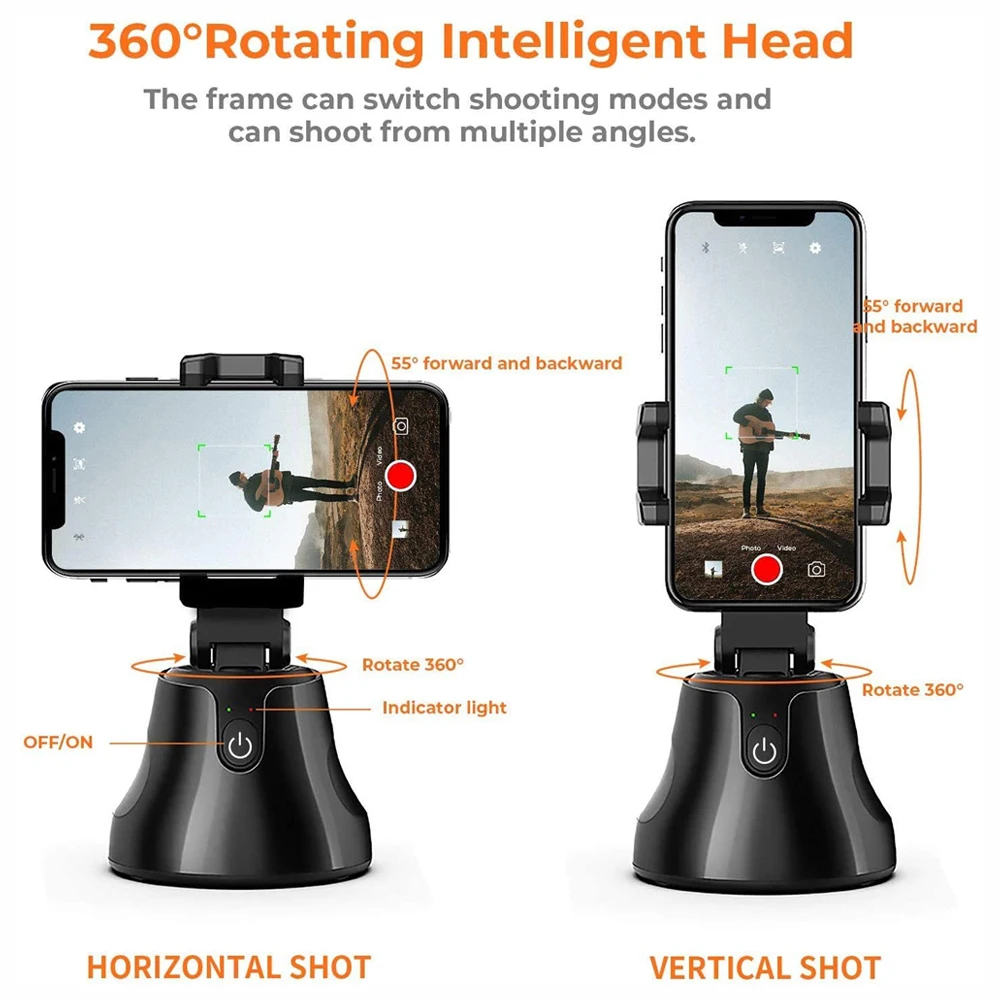 Apai Genie 360&deg; Object Tracking Holder Auto Smart Shooting Selfie Stick Tripod Camera Gimbal for Photo Vlog Live Video Record