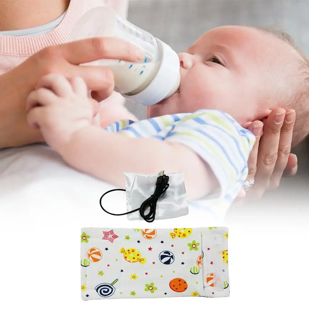 

Portable USB Baby Bottle Warmer Portable Milk Travel Cup Warmer Heater Infant Feeding Bottle Bag Storage Cove