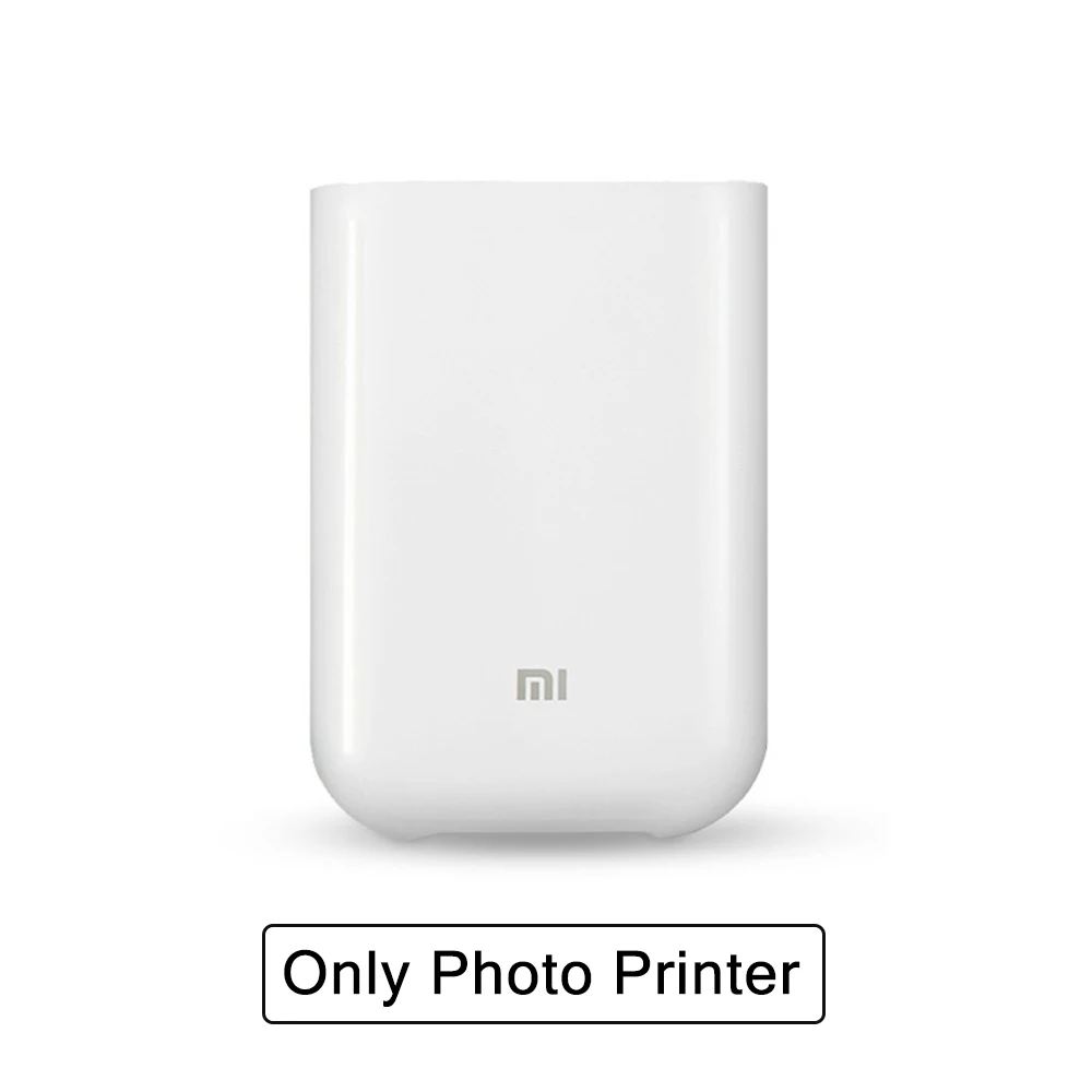 Printer Xiaomi Mijia AR принтер 300 точек/дюйм портативный фото мини карман с поделками 500 мАч Карманный принтер беспроводной термопринтер - Цвет: Printer
