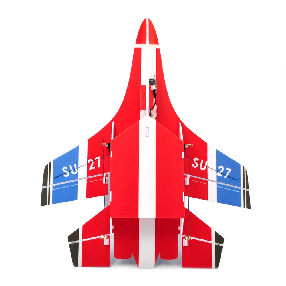 SU27 2,4G RC самолет бесщеточный двигатель с фиксированным крылом и пультом дистанционного управления Самолет наружный полет игрушки для детей DIY RC Самолет RTF версия