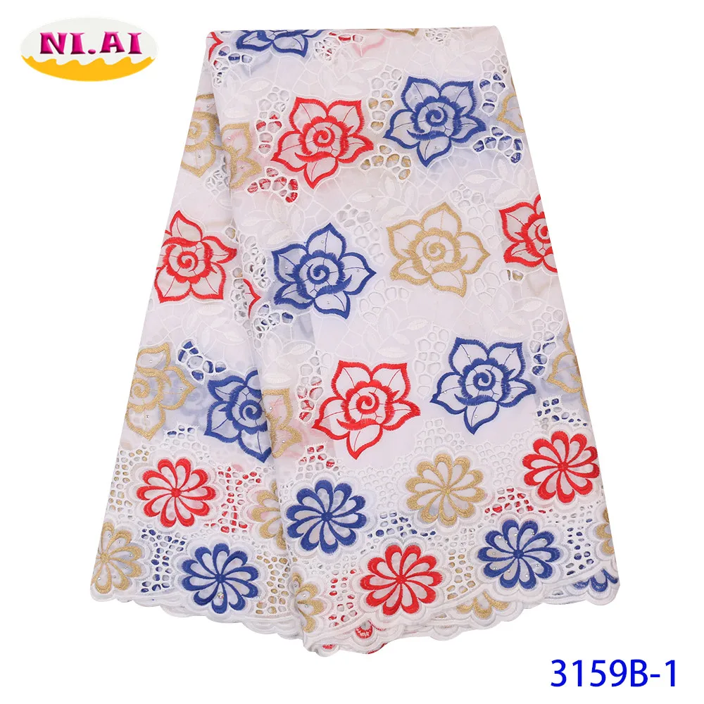 Latest African Silk Milk Lace Fabric 2020 High Quality Nigerian Top Water Soluble With Embroidered Flowers NA3159B-2 | Дом и сад