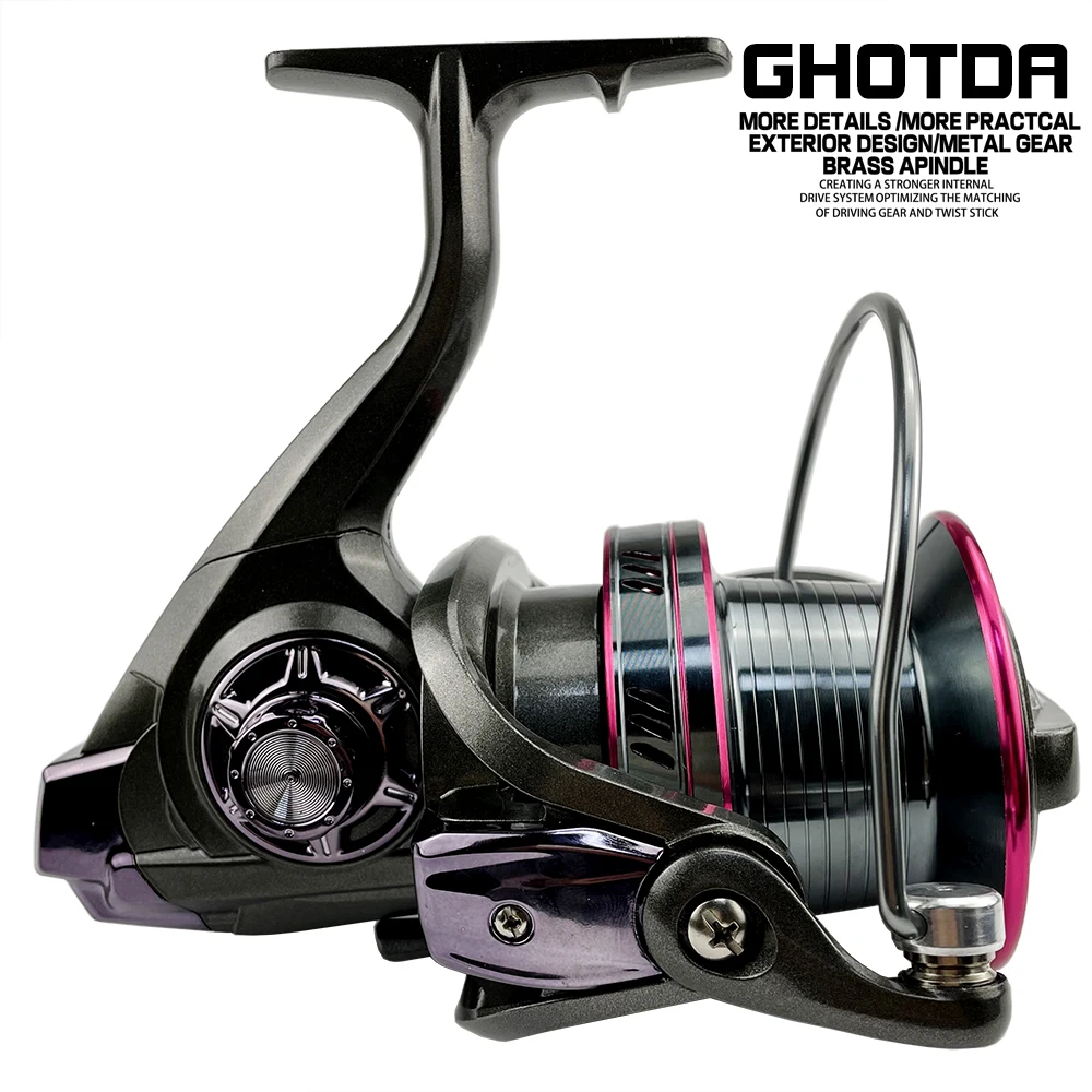 

4.0:1 Fishing Reel 20-30kg 12+1BB Spinning Reel 9000/10000/12000 Fishing Coil for Carp Fishing