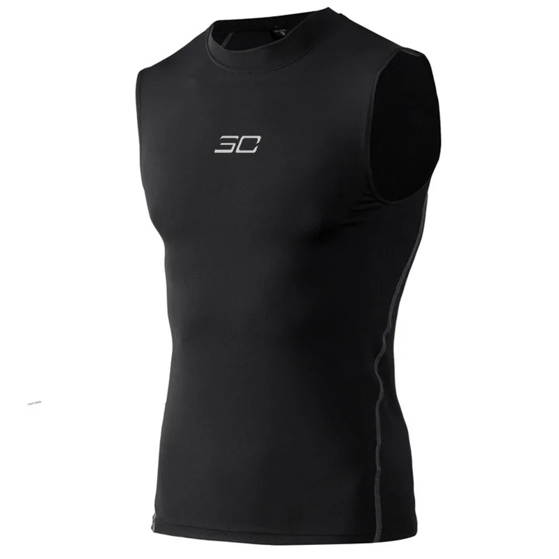 

Pro Tights Sports Vest Men's Basketball Football Track And Field Running Sweat Absorbing Elasticity Training Workout Clothes Bas