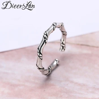 

Personality Fashion Vintage 925 Sterling Silver Round Rings For Women Punk Thai Silver Resizable Rings