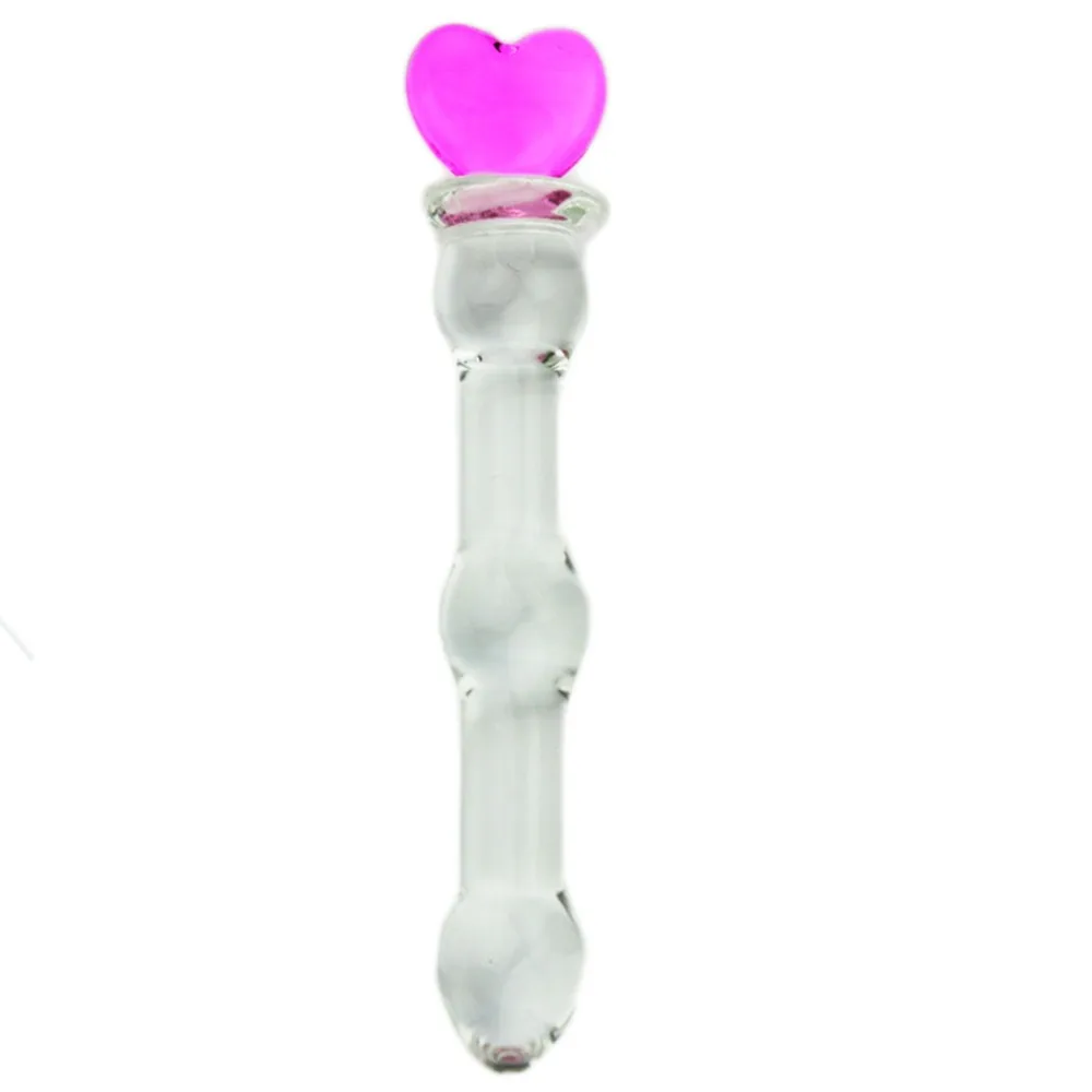 hh028moon Glass butt plug anal sex toys for woman lesbian-beads-dildo (3)