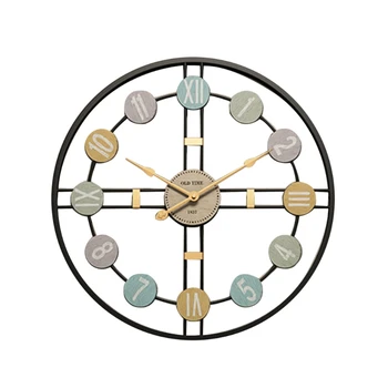 

Colorful Kids Wall Clock 16 Inch Silent Non Ticking Quality Quartz Battery Opera 27RF