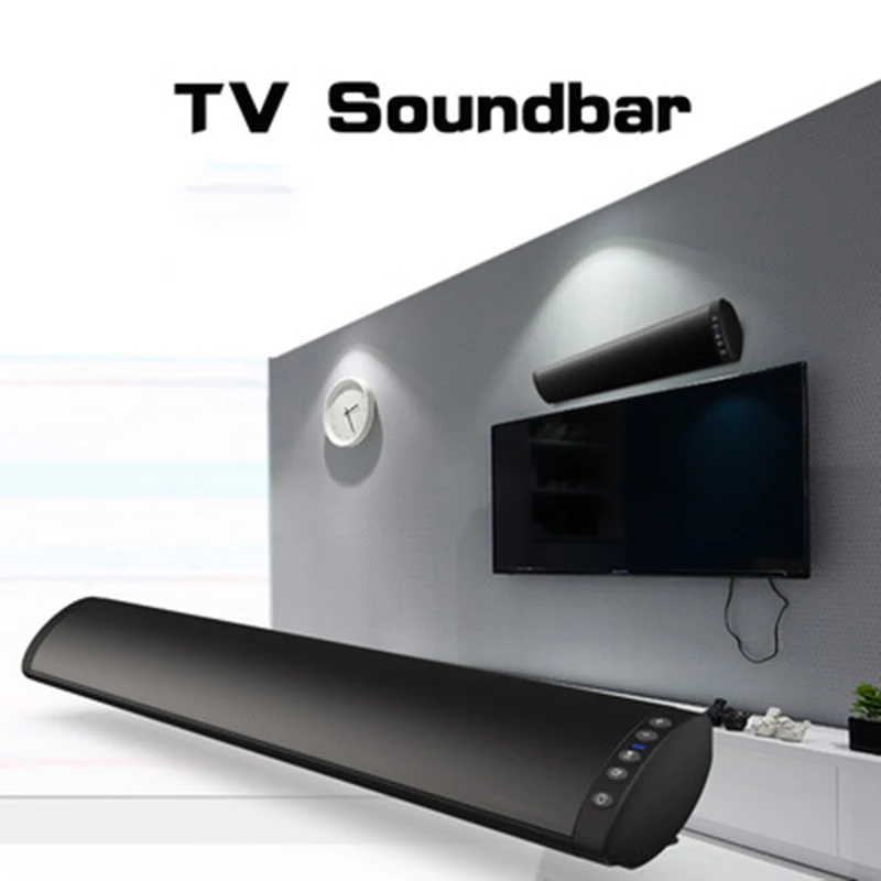 

Soundbar Bluetooth Loud Speaker Home Theater Sound Bar for TV Wired and Wireless Dual Speakers Support FM Radio TF Card