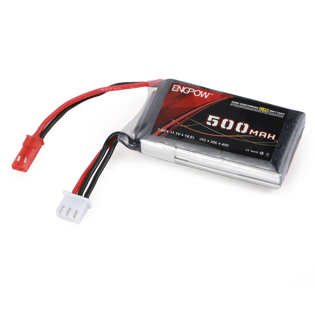 

ENGPOW 11.1V 1500mAh 25C 3S 1P Power Lipo Battery T Plug Rechargeable for RC Racing Drone Quadcopter Helicopter Airplane