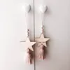 Cute Star Shape Wooden Beads Tassel Pendant Kids Room Decoration Nordic Style Wall Hanging Ornament Girl Gifts Photography Props ► Photo 3/6