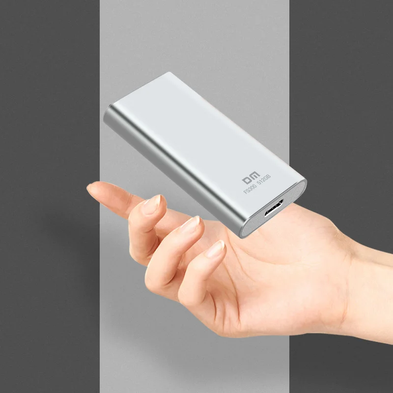 Disco Rígido Externo Externo do Ssd de dm 1tb 256gb 512gb Fs300 Disco Rígido Externo Hdd do Ssd Portátil para o Portátil com tipo c Usb 3.1 Unidades de estado sólido externas - Imagem 4