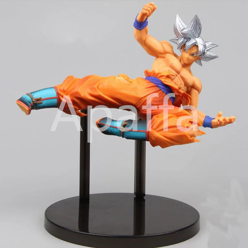 

Dragon Ball Goku Ultra Instinct Silver Hair Super Saiyan Goku Migatte No Gokui PVC Action Figure Toy Collectible Model 20cm